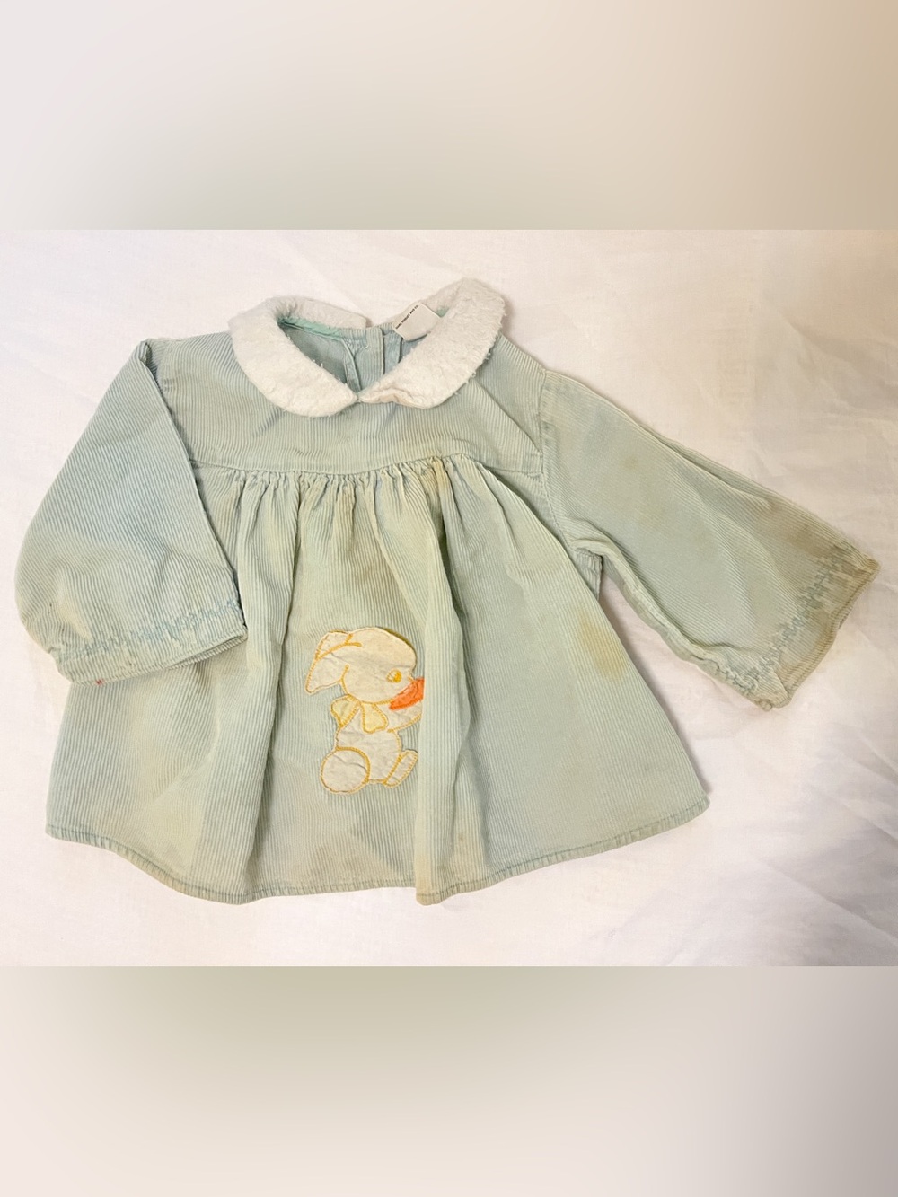 Vintage Sears Light Blue Baby Corduroy Top